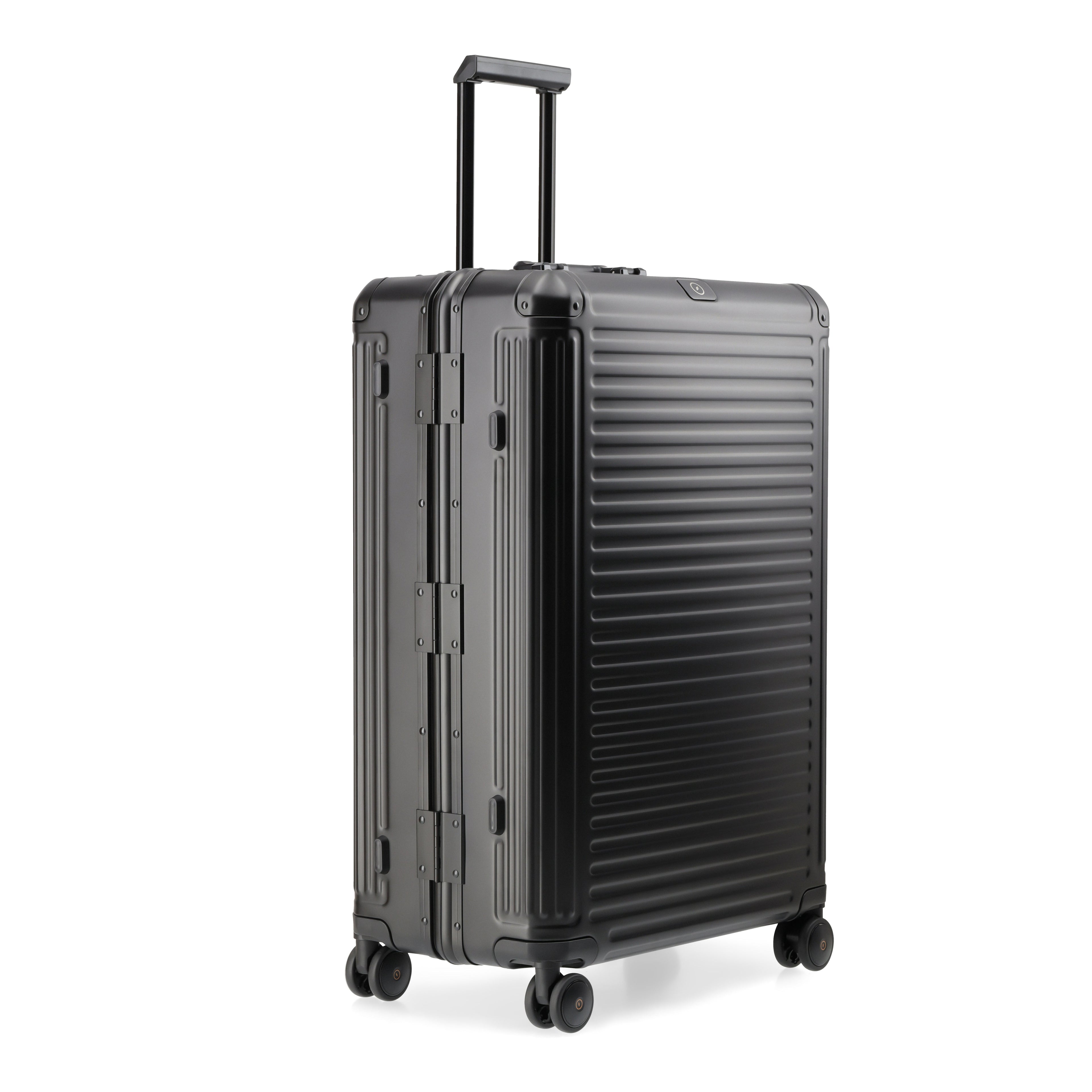 AGATE Aluminium 4W Hardside Luggage Trolley