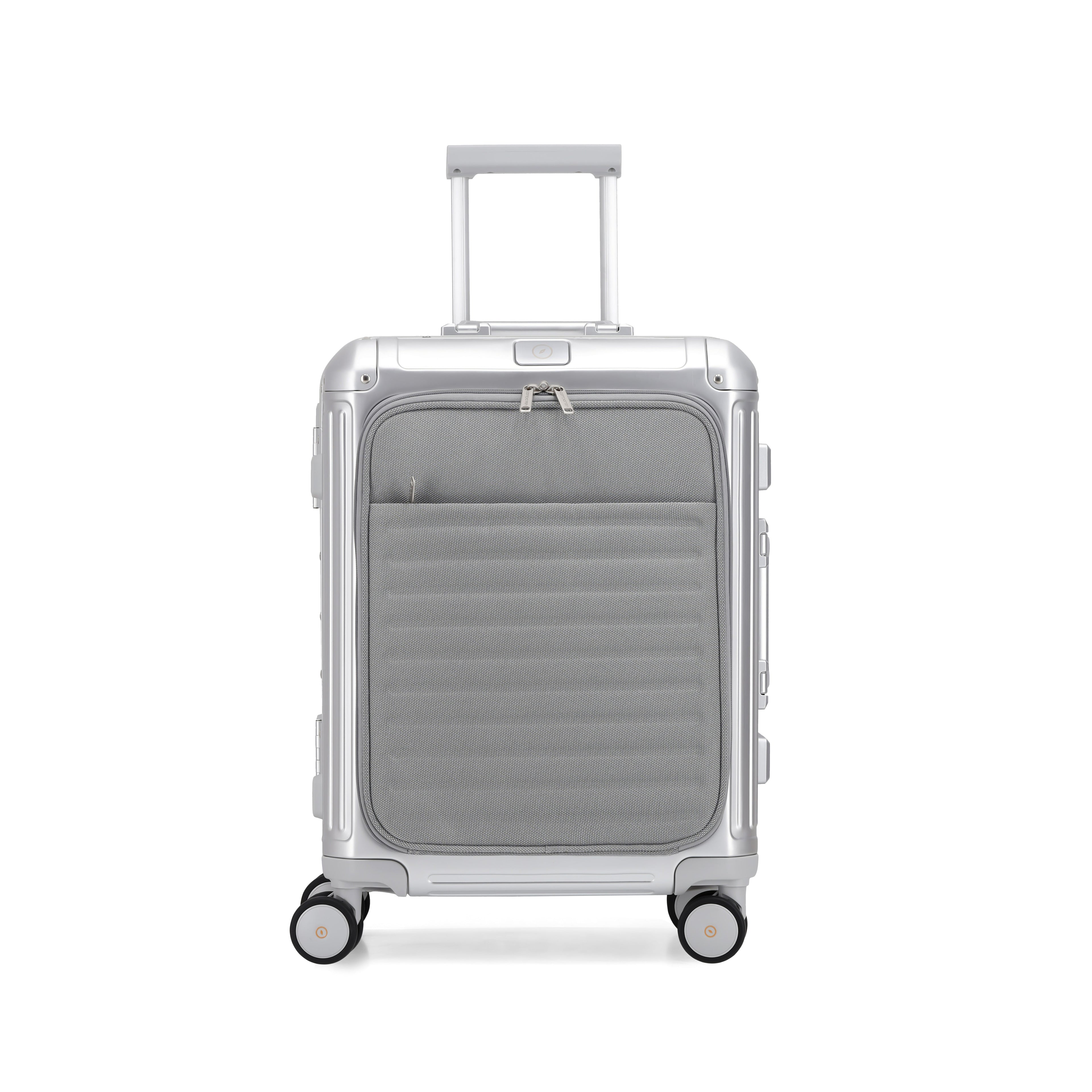 AGATE Aluminium 4W Hardside Luggage Trolley