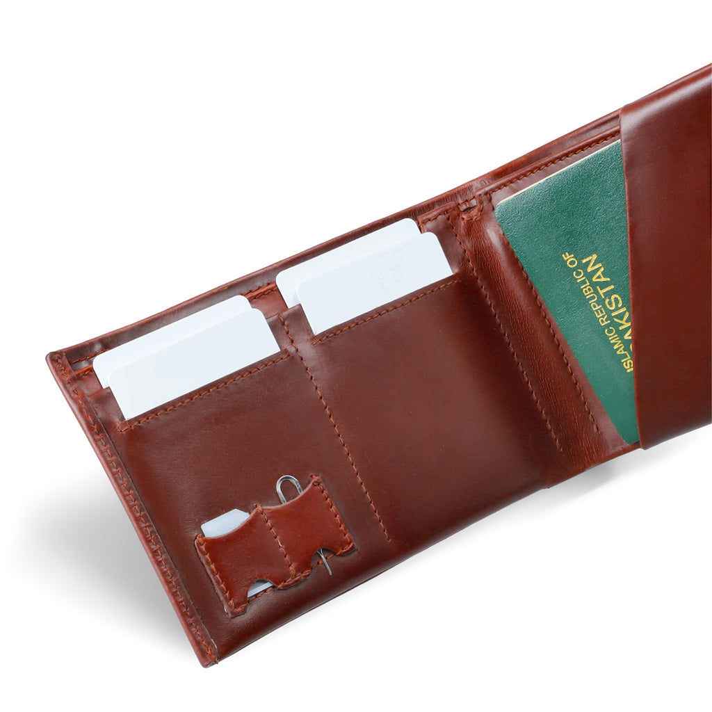 TRAVEX Bi-fold Premium Leather Travel Wallet
