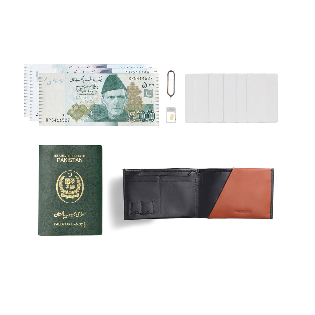 TRAVEX Bi-fold Premium Leather Travel Wallet