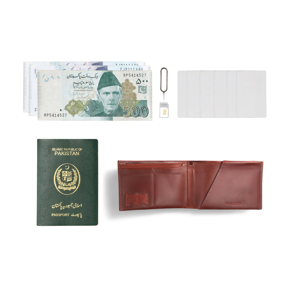 TRAVEX Bi-fold Premium Leather Travel Wallet