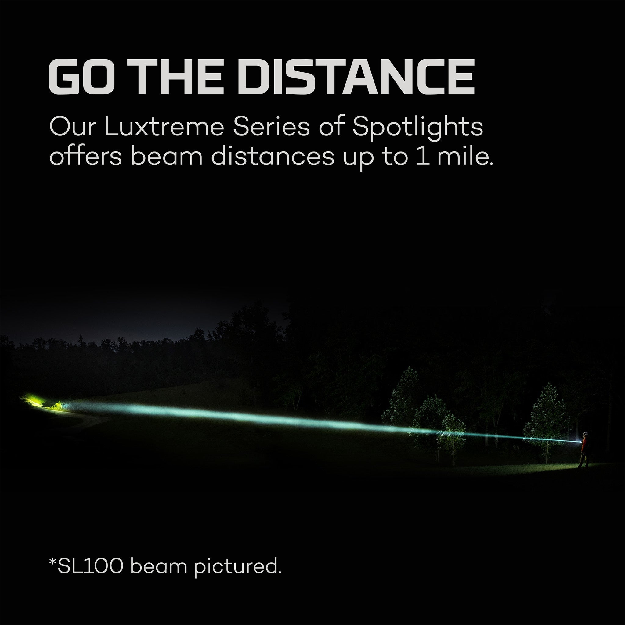 LUXTREME SL75 780 Lumen Rechargeable 3/4 Mile Spotlight